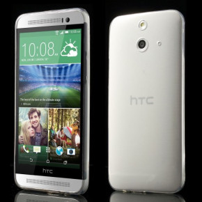 Силиконов гръб ТПУ ултра тънък за HTC ONE E8 Кристално прозрачен